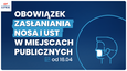 Od czwartku 16.04 obowiązkowo zakrywamy usta i nos w miejscach publicznych.