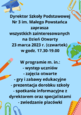 Dyrektor SP nr 3 w Ząbkach zaprasza na spotkanie informacyjne
