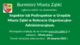 Referat Organizacyjno- Administracyjny UM Ząbki szuka pracownika