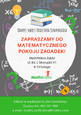 Zaproszenie do matematycznego pokoju zagadek 8-10 lutego w Ząbkach