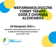 Formy terapii osób z chorobą Alzheimera. Zapisy na konferencję do 26.11.