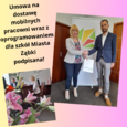 Umowa na dostawę mobilnych pracowni wraz z oprogramowaniem dla szkół Miasta Ząbki podpisana