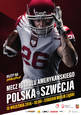 Zaproszenie na mecz futbolu amerykańskiego POLSKA-SZWECJA