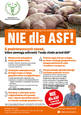 Kampania Informacyjna Mazowieckiego Wojewódzkiego Lekarza Weterynarii - NIE dla ASF