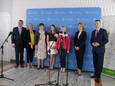 Konferencja prasowa z wiceminister Barbarą Sochą w Ząbkach