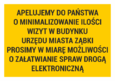 APEL DO MIESZKAŃCÓW