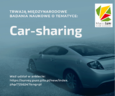 Trwają międzynarodowe badania na temat Car-sharingu. Wypełnij ankietę.