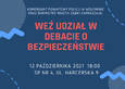 Komendant Powiatowy Policji w Wołominie oraz Burmistrz Miasta Ząbki zapraszają na debatę o bezpieczeństwie