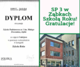 Szkoła Podstawowa nr 3 zajęła I miejsce w Plebiscycie edukacyjnym 2021 na Szkołę Roku!