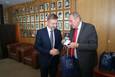 Spotkanie brumistrza Ząbek z prezesem Polskiego Komitetu Olimpijskiego